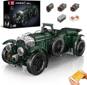 Mould King 13191 Classic Cars Building Blocks Sets, MOC Scale Model Kit with Engine Battery and Motors Vintage Car Model, Collectible Set for Adults, Gift Toy for Kids Age 8  (3918  Pieces)