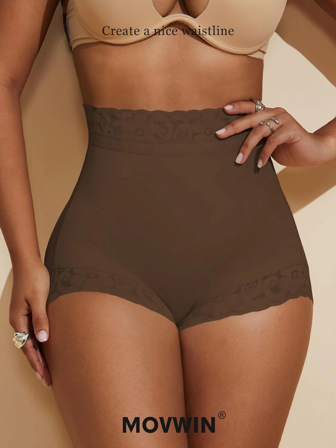 MOVWIN Tummy Control Shapewear Fajas Colombianas Moldeadoras Underwear Curvy Faja Shorts Butt Lifting Panties for Women