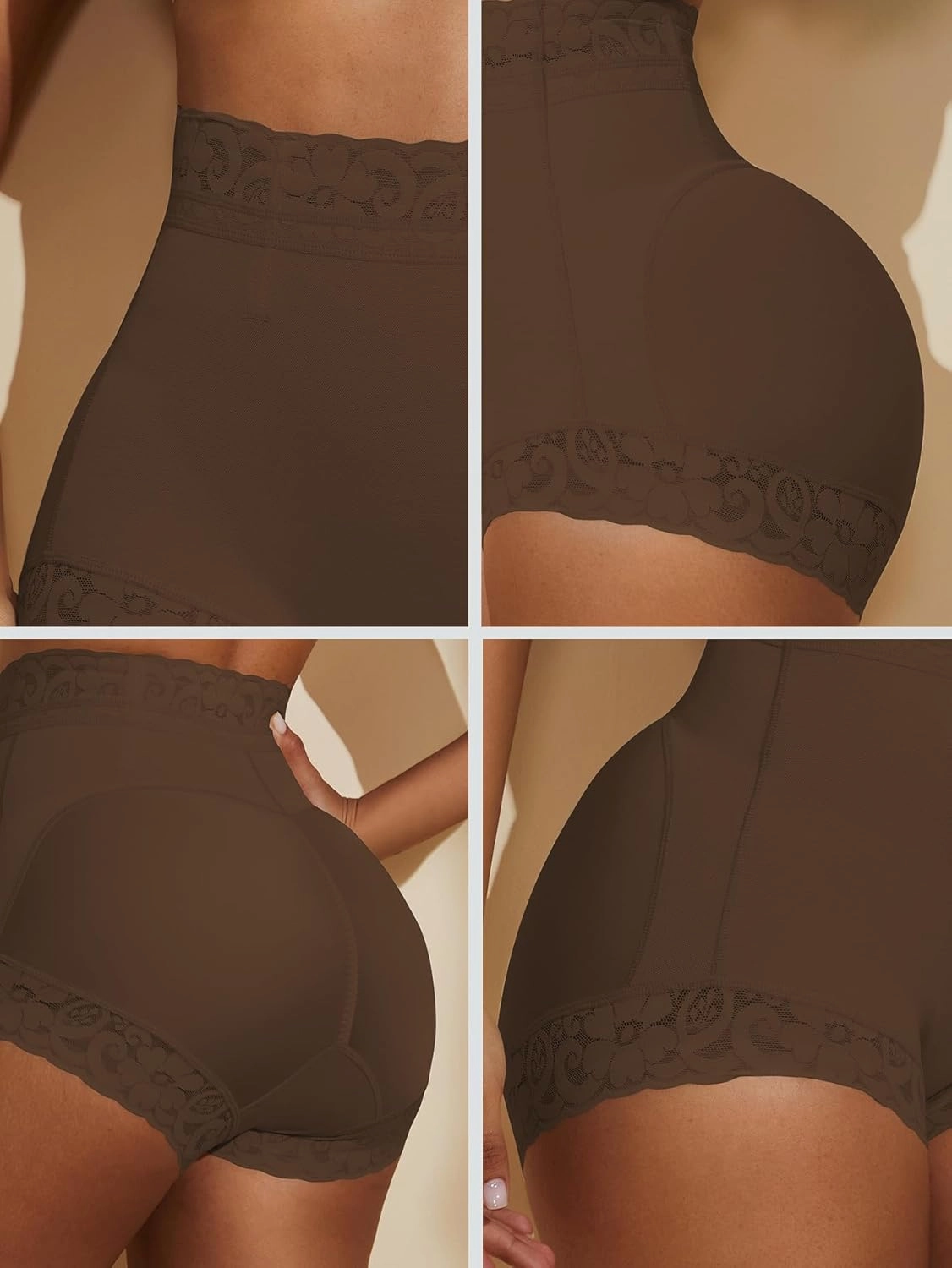 MOVWIN Tummy Control Shapewear Fajas Colombianas Moldeadoras Underwear Curvy Faja Shorts Butt Lifting Panties for Women