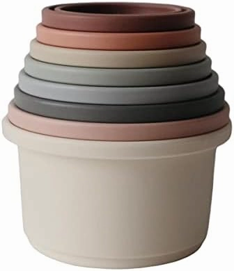 mushie Stacking Cups Toy | Made in Denmark (Original)