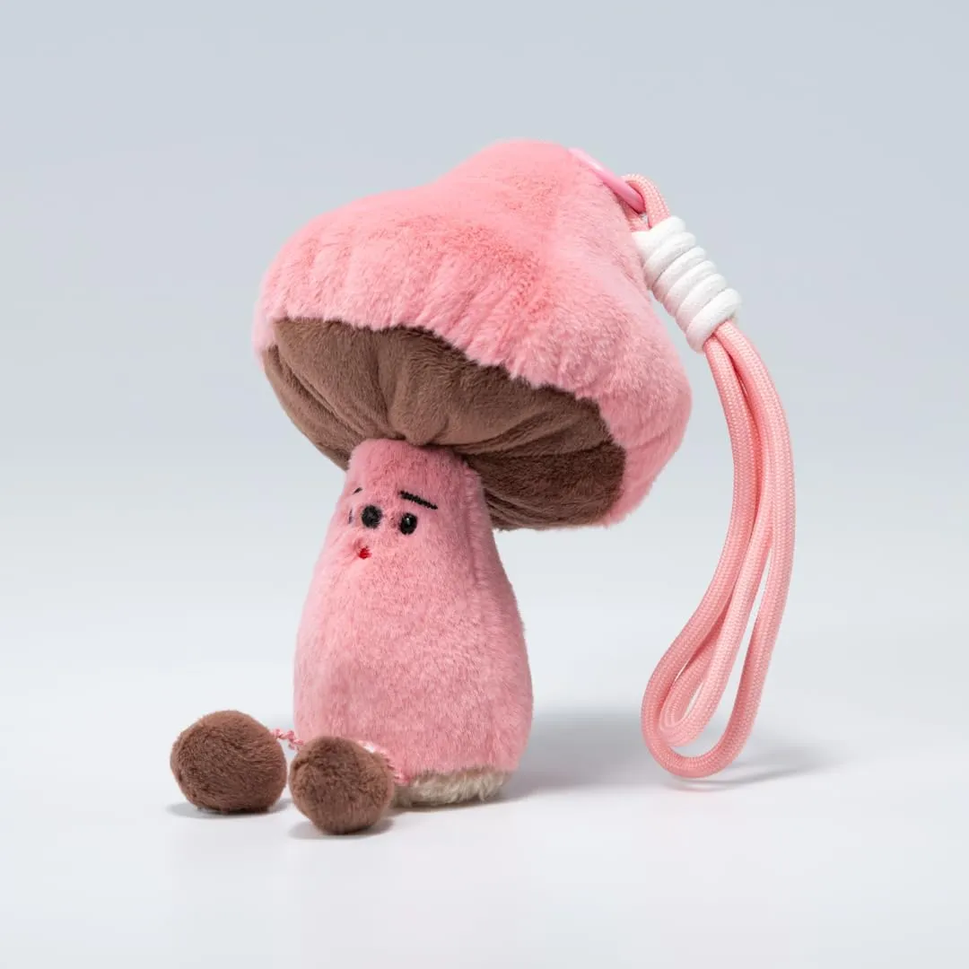 Mushroom Stuffed Toy, 8 inches Tall, 4 Colours, Classic Gifts for Children and Adults (B)