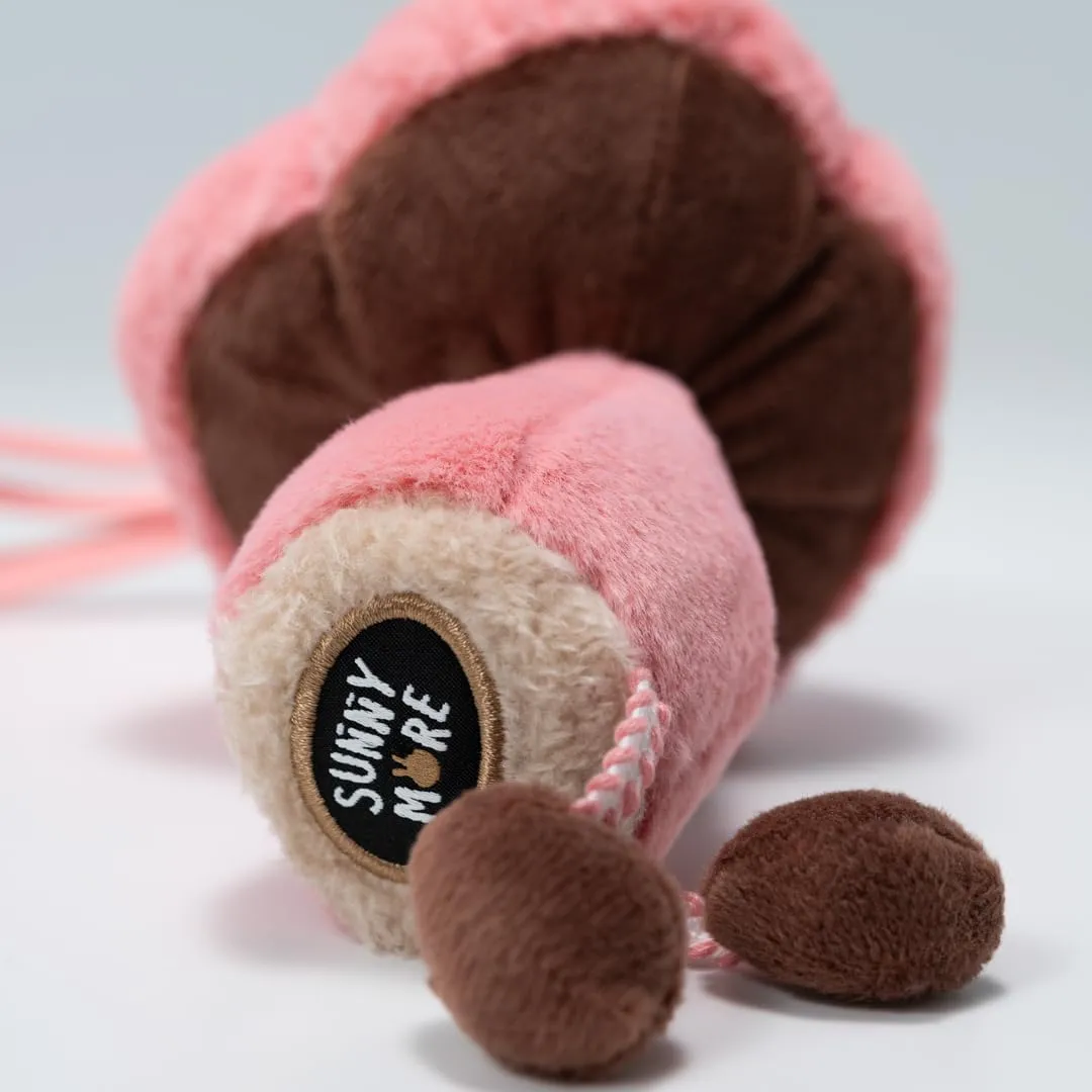 Mushroom Stuffed Toy, 8 inches Tall, 4 Colours, Classic Gifts for Children and Adults (B)