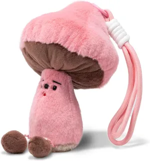 Mushroom Stuffed Toy, 8 inches Tall, 4 Colours, Classic Gifts for Children and Adults (B)