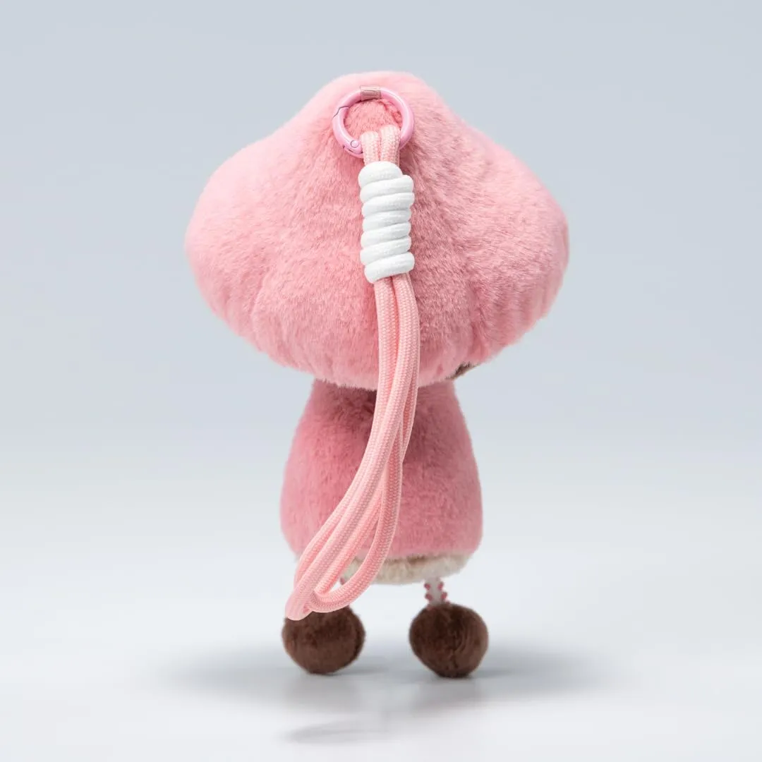 Mushroom Stuffed Toy, 8 inches Tall, 4 Colours, Classic Gifts for Children and Adults (B)