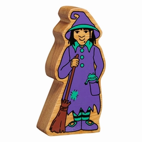 Natural Purple & Green Witch