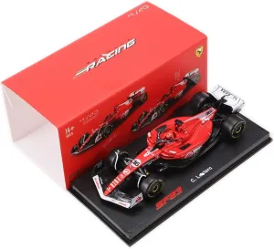 New 1/43 LVF1 SF23#16 Leclerc Racing Car Signature Alloy for Ferari Lasvegas Version Adult Miniature DieCast Acrylic Version Collection Vehicle Model