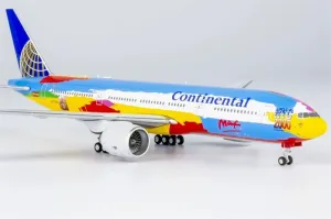 NG Models Continental Airlines for Boeing B777-200ER N77014 NYC 2000 1:400 Aircraft Pre-Built Model