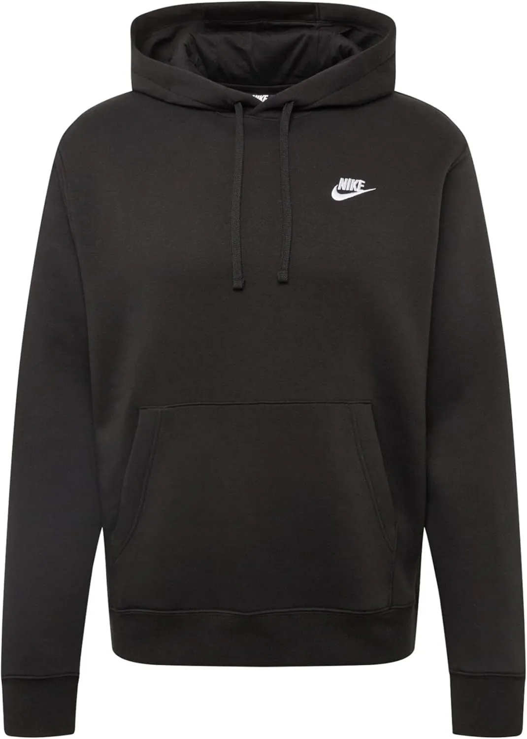 Nike Pull Over Hoodie, Black/Black/White, Medium