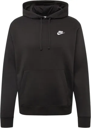 Nike Pull Over Hoodie, Black/Black/White, Medium