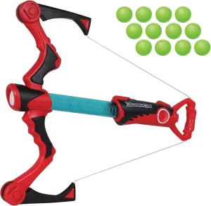 NKOK Blastron Cannonball Blaster: Compound Bow - 22" L 3844, Includes 12 Lightweight Foam Balls, Toy Shoots Up to 20 Feet, Children’s Blaster, Pump Action & Sight, for Kids Ages 6 