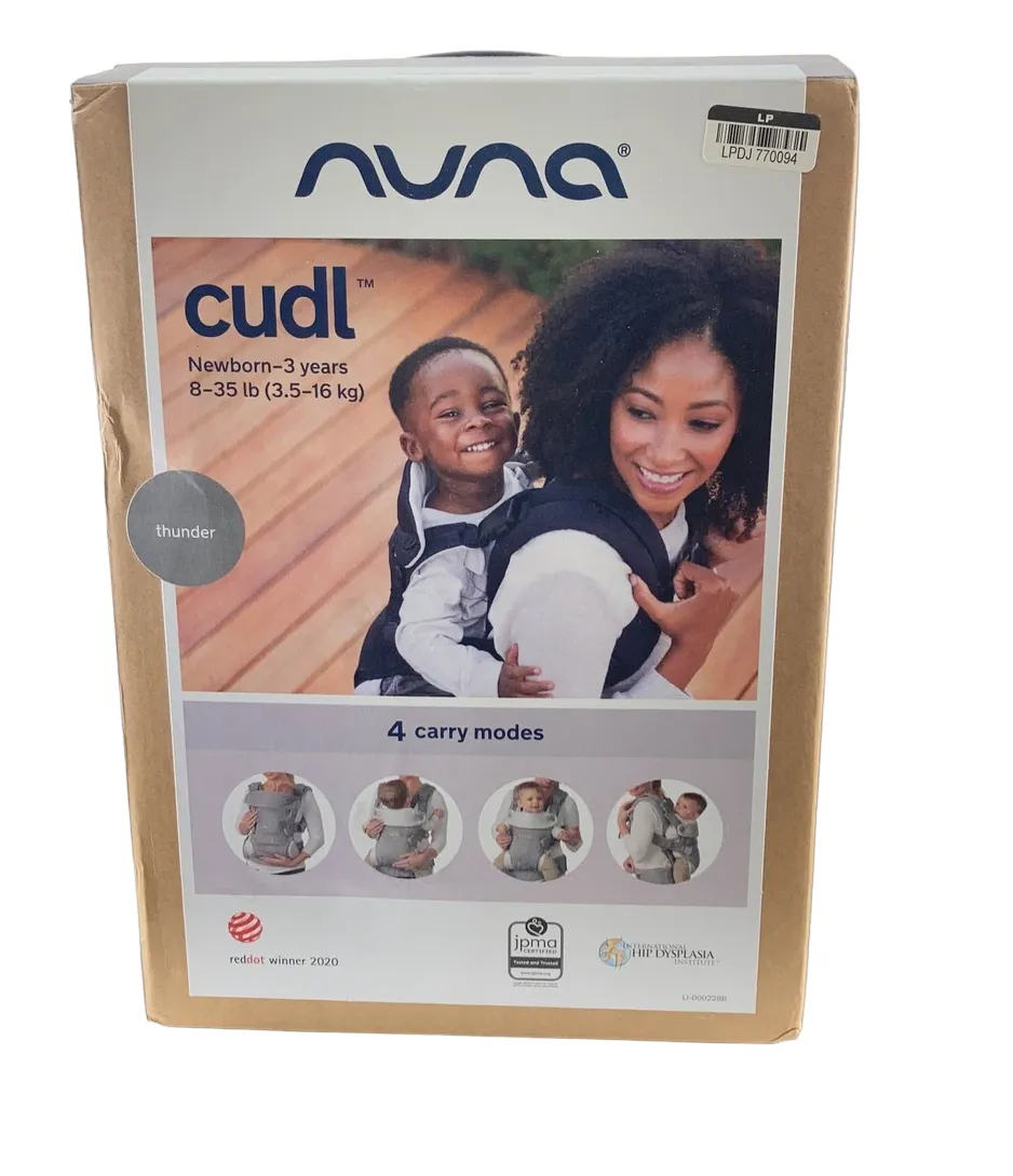 Nuna Cudl Baby Carrier, Softened Thunder
