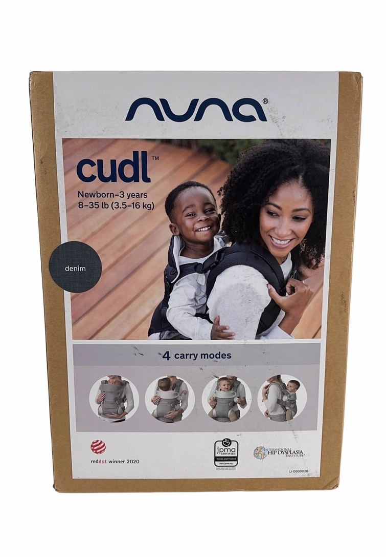 Nuna Cudl Baby Carrier, Denim