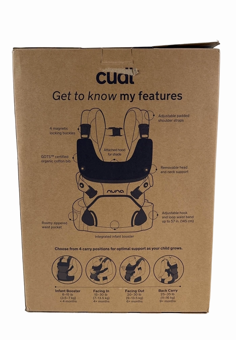 Nuna Cudl Baby Carrier, Denim