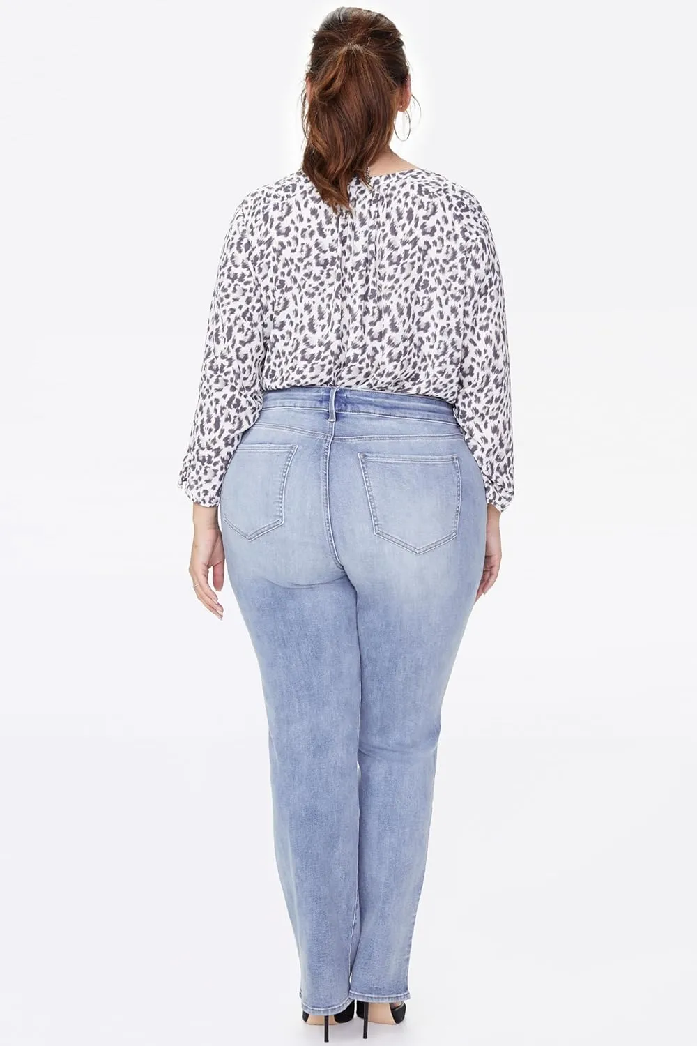 NYDJ Women's Plus Size Marilyn Straight Leg Jeans