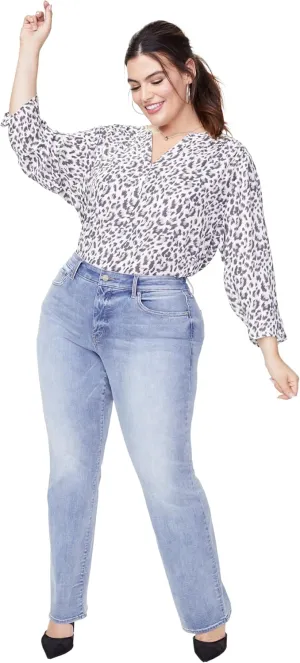 NYDJ Women's Plus Size Marilyn Straight Leg Jeans