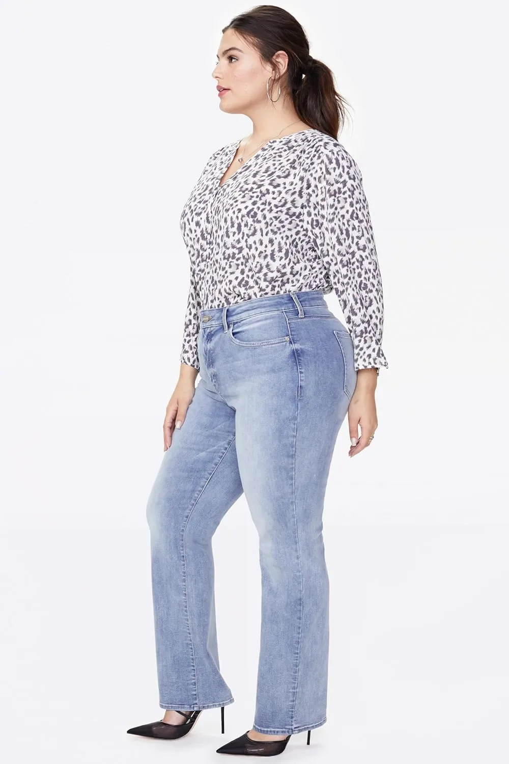 NYDJ Women's Plus Size Marilyn Straight Leg Jeans