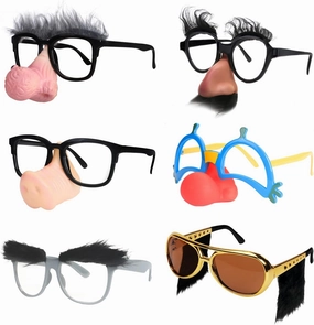 Ocean Line Halloween Glasses - 6 Pairs Fun Halloween Costume Party Favors