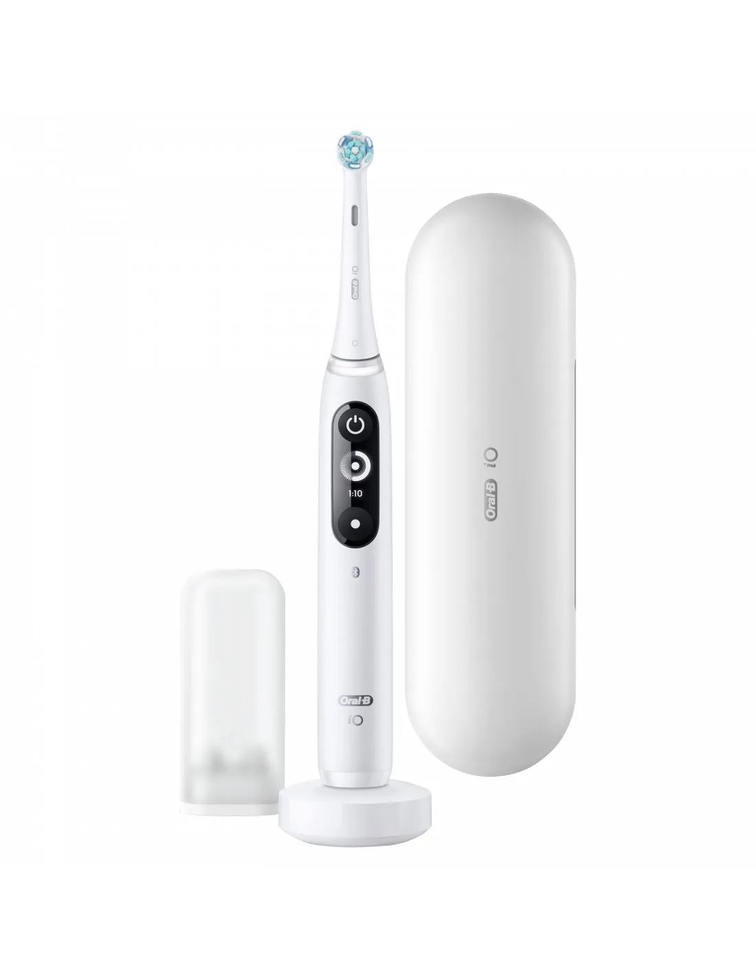 Oral-B Electric toothbrush iO Series 7N Rechargeable, For adults, Number of brush heads included 1, Number of teeth brushing modes 5, White Alabaster