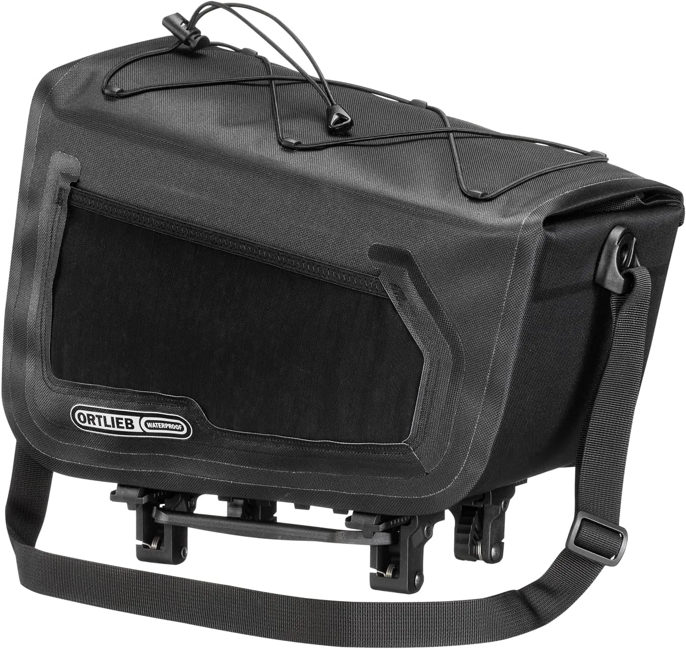 Ortlieb E-Bike Bag - E-Trunk, 10L, Black, Solid, 32x32x20cm, 980g, 3 Compartments, Compatible with Bicycles