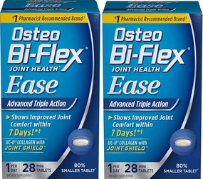 Osteo Bi-Flex® Ease Advanced Triple Action, 28 Mini Tablets (Pack of 2)