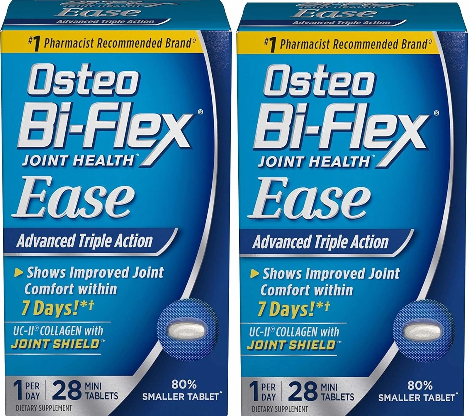 Osteo Bi-Flex® Ease Advanced Triple Action, 28 Mini Tablets (Pack of 2)