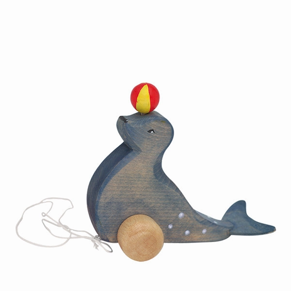Ostheimer Pull Toy - Seal with Ball