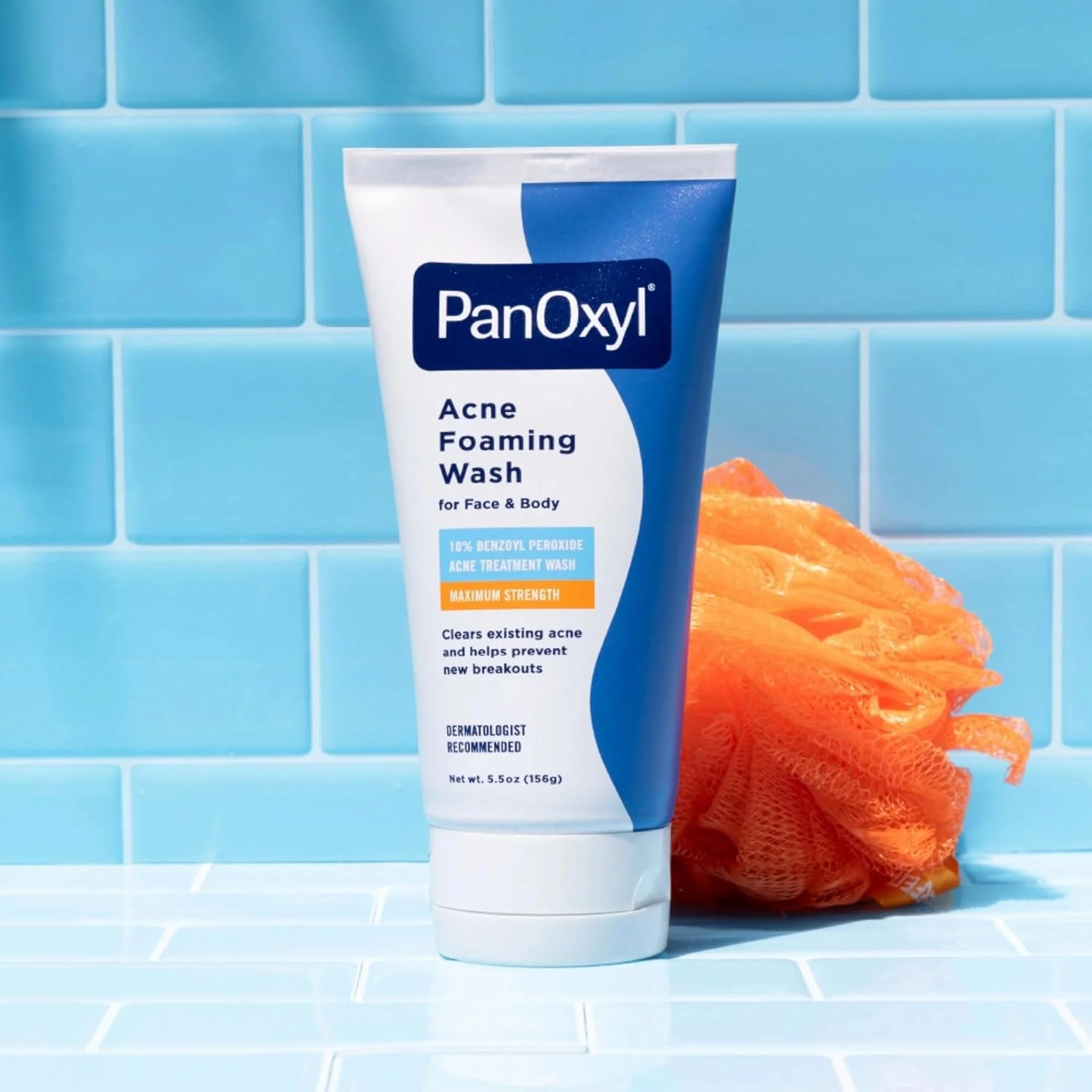 PanOxyl Acne Foaming Wash, 10% Benzoyl Peroxide 5.5 Ounce (Value Pack of 6)