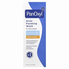 PanOxyl Acne Foaming Wash, 10% Benzoyl Peroxide 5.5 Ounce (Value Pack of 6)