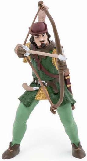 Papo - Standing Robin Hood - Realistic Figurine - for Ages 3  - Medieval Fantasy Collection - Hand Painted - Highly Detailed - Durable and Educational - Gift Idea - Collectable - Robin Hood Toy