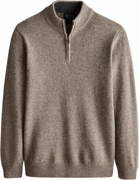 PENDLETON Men's Shetland Wool 1/4 Zip Sweater