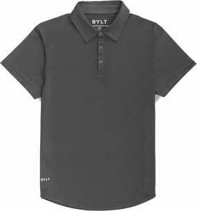 Performance Drop-Cut Polo Men's Shirt - Classic Fit, Collared Shirt for Men - Active & Casual Comfort Wear - Lightweight
