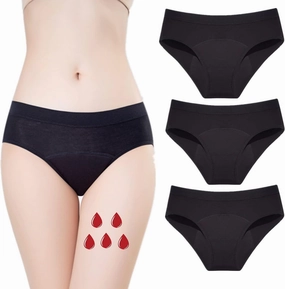 Period Underwear Heavy Flow Women 30ML Absorbent Leak Proof Panty Postpartum Pants Menstrual Panties Briefs