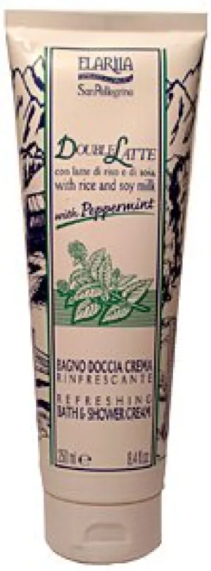 Perlier Elariia Double Latte Bath & Shower Cream with Peppermint 8.4 Fl.Oz. from Italy