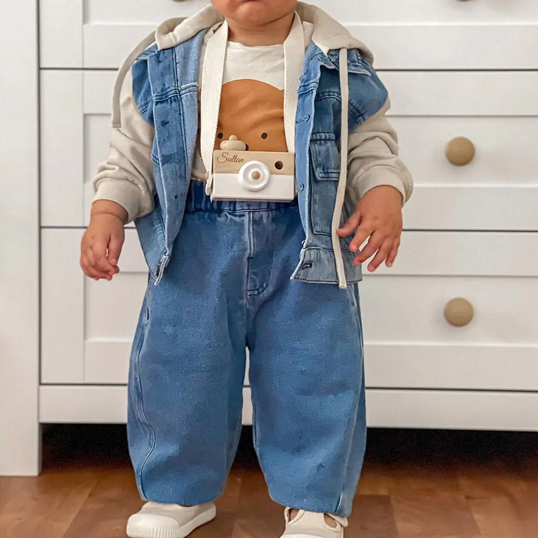 Personalized Wooden Camera Toy for Kids