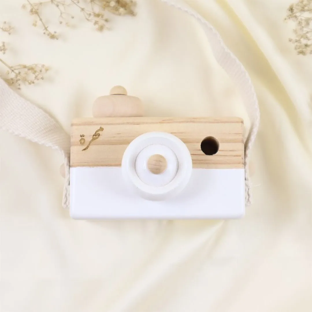 Personalized Wooden Camera Toy for Kids