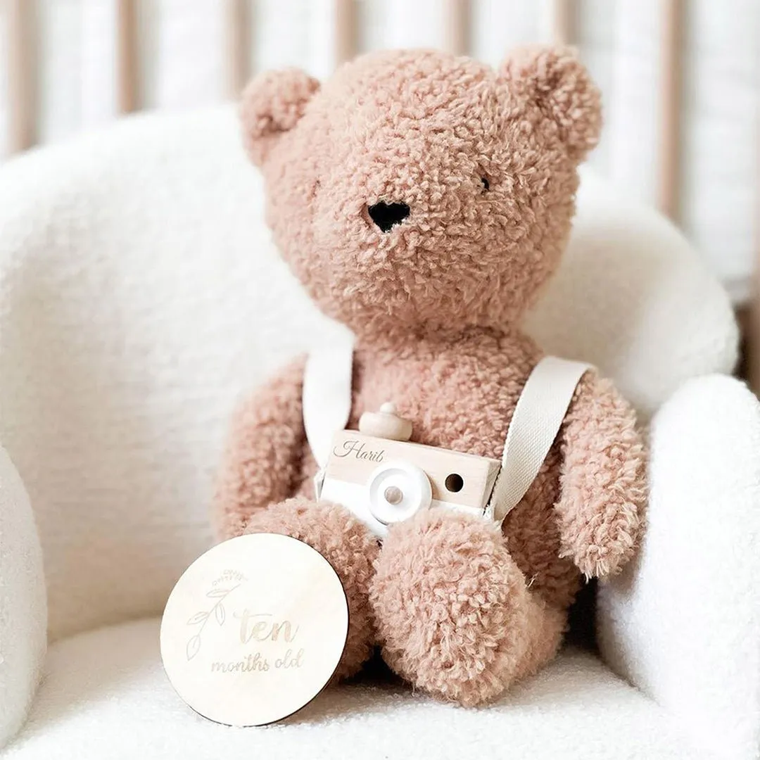 Personalized Wooden Camera Toy for Kids