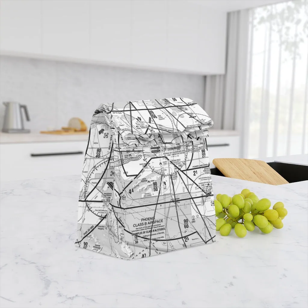 Phoenix TAC Chart lunch bag (b&w)