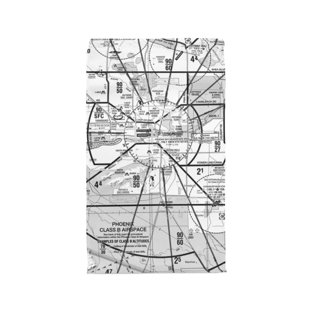 Phoenix TAC Chart lunch bag (b&w)