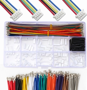 PicoBlade 1.25mm Pitch Connector with Premium 28AWG Pre-Crimped Cables,Compatible with Molex PicoBlade 1.25mm Connector 2/3/4/5/6/7/8/9/10 Pin Housing (MX1.25-Kit)