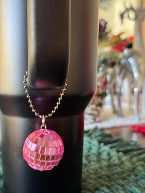 Pink Disco Ball | Charm