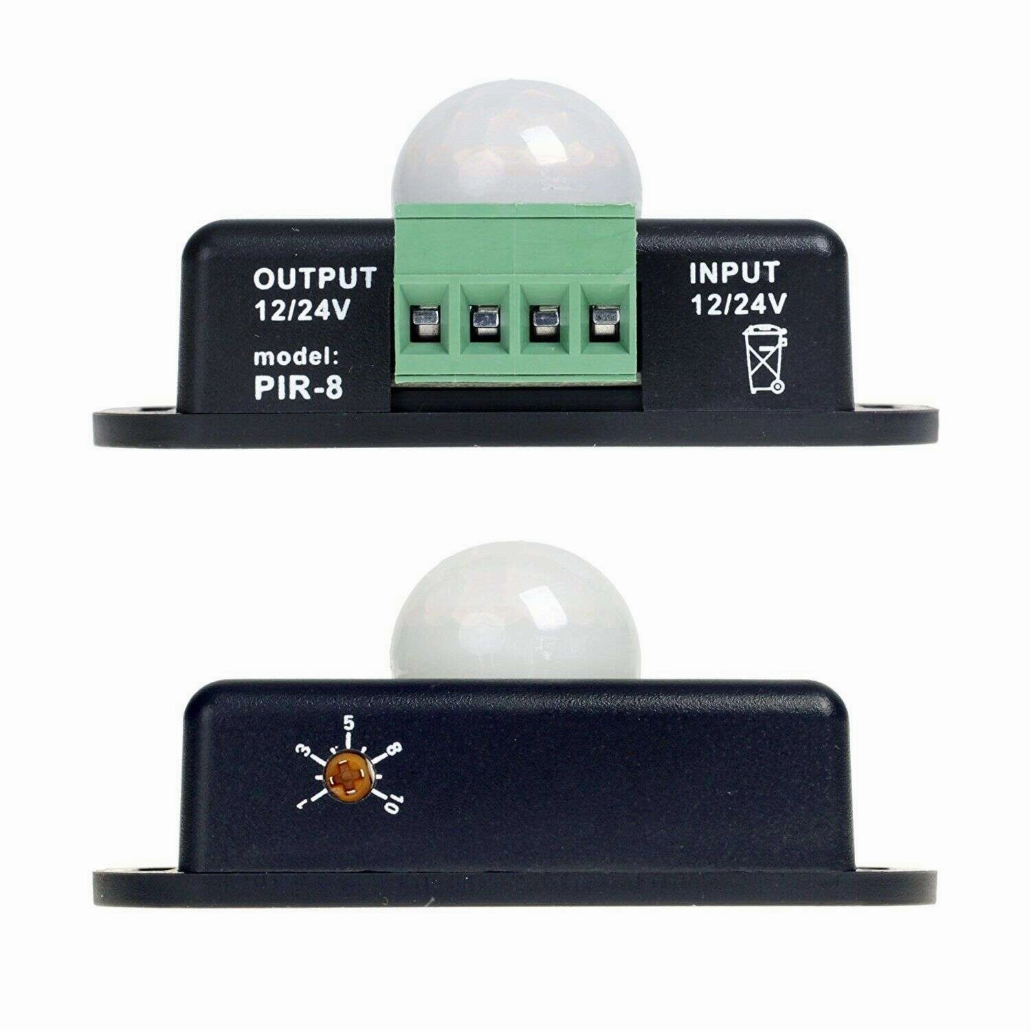 PIR-8 DC 12V-24V 8A Infrared PIR Motion Sensor Switch