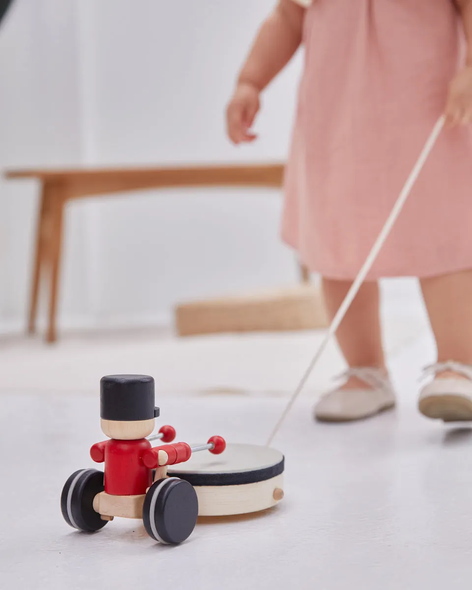 PlanToys Pull Along Musical Drummer