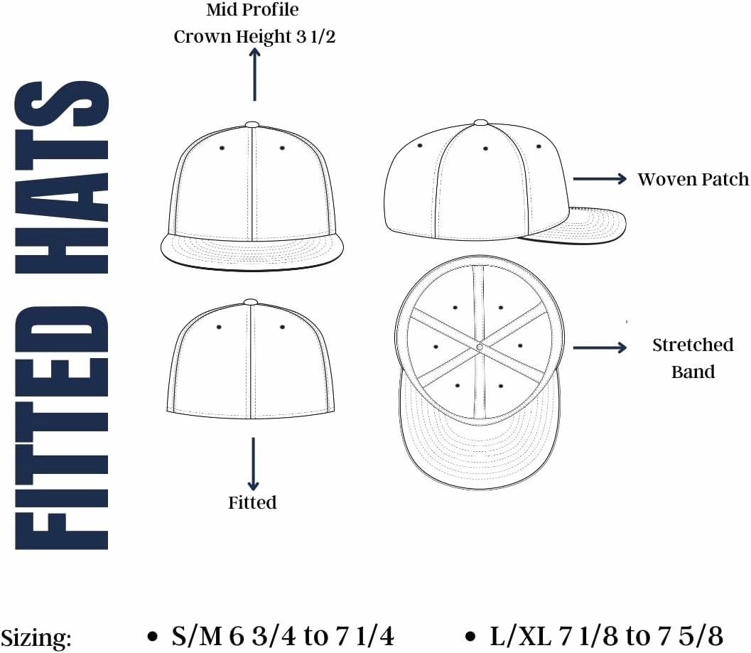 PNW Wonderland Apparel Appalachian Trail Flexfit Mens & Womens Hats with Appalachian Trail Woven Patch