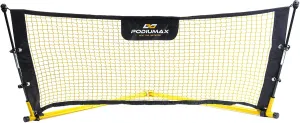PodiuMax Upgraded Solo Soccer Rebounder Net, Improve Your Ground Passing Skills, Easy to Assemble and Disassemble, Comes with Bag and Stake