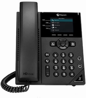 Polycom VVX 250 Business IP Desk Phone with Color Display - Four Lines