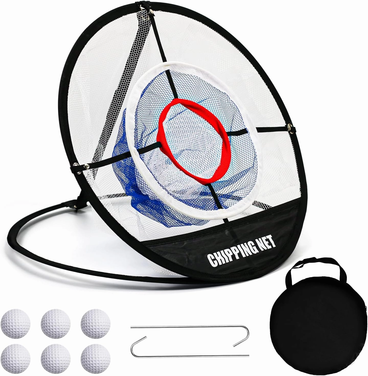 Pop Up Golf Chipping Net - Portable Chipping Target Net for Accuracy and Swing Practice