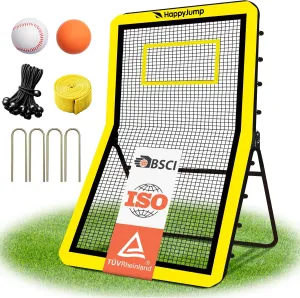 Portable Lacrosse Rebounder Lacrosse Bounce Back Net for Backyard & Outdoor Training