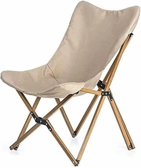 Portable Folding Chair Outdoor Camping Chair Portable Folding Chair Fishing Chair Sandy Beach Recliner for Camp BBQ Picnic Beach Park Adjustable Folding Chair(A)