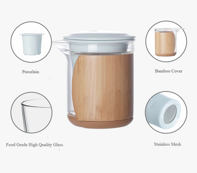 Portable Gongfu Tea Set for Travelling 2 Color Variations