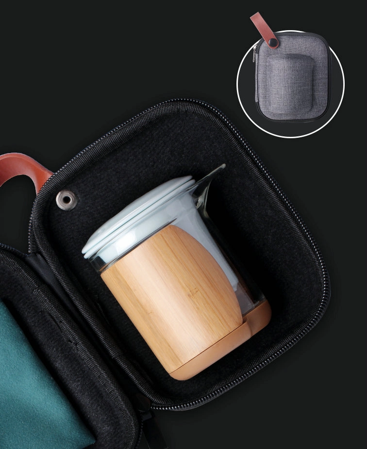 Portable Gongfu Tea Set for Travelling 2 Color Variations
